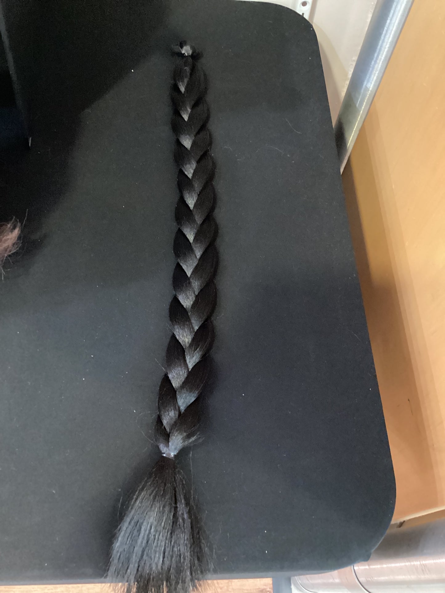 Clip on braided ponytail