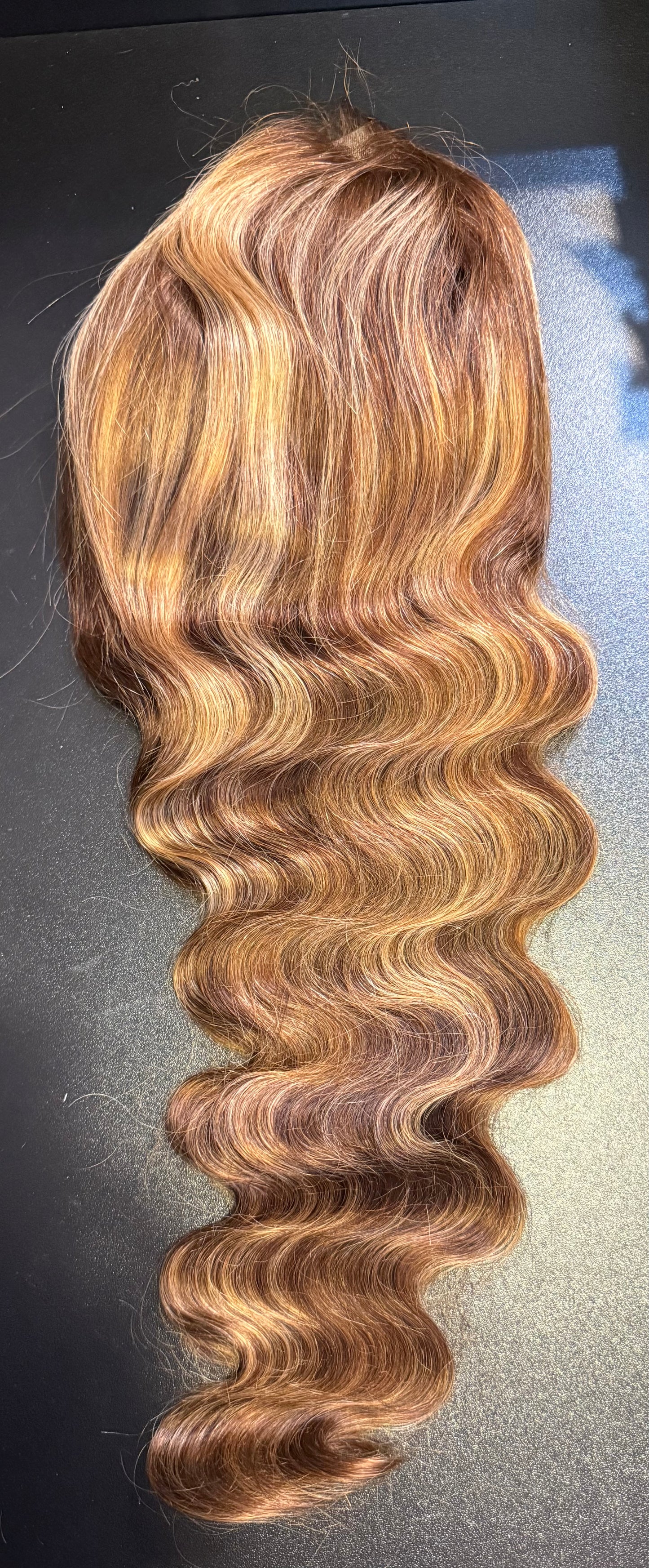Luxe 24” 13x4 Mixed Color Raw Human Body Wave Wig