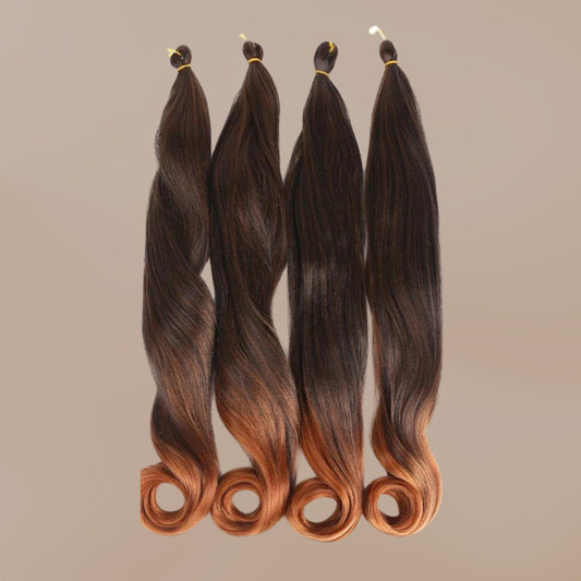French Curl Synthetic Braiding Hair 22"