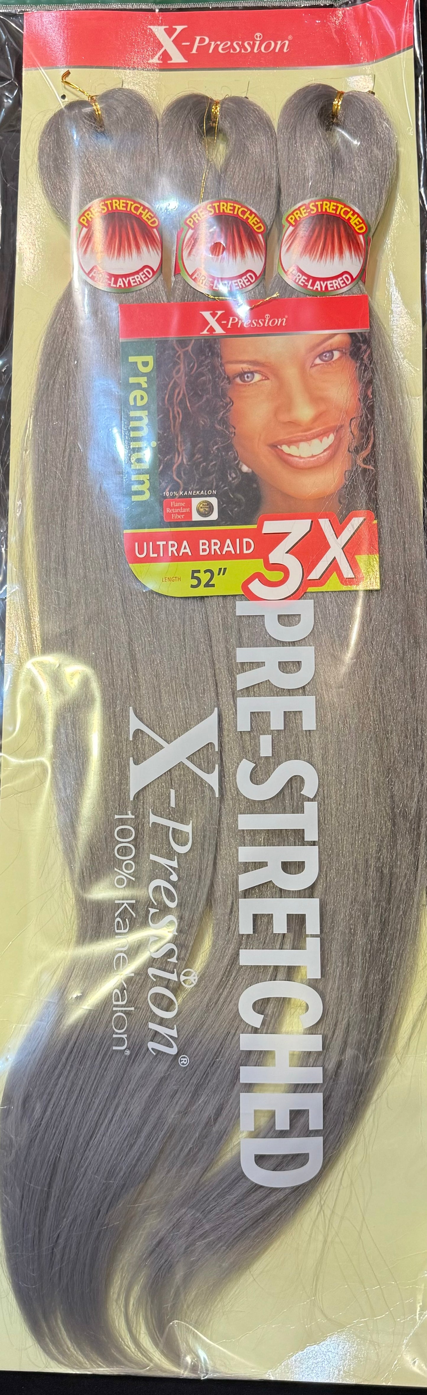 3 pk X- pression braiding hair