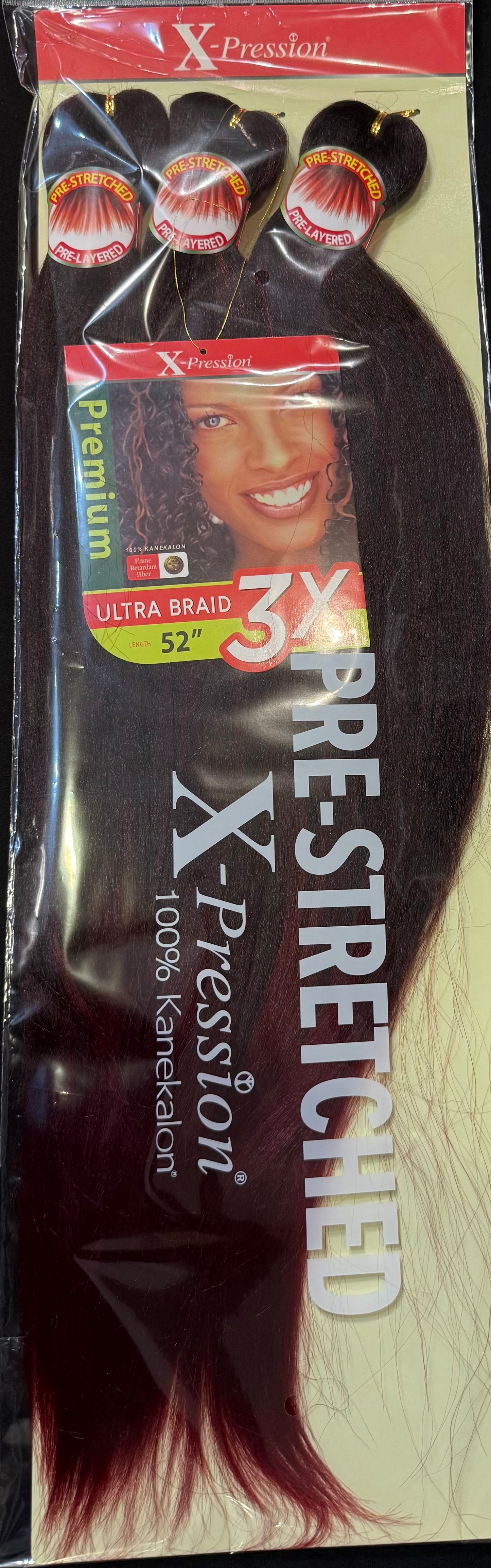 3 pk X- pression braiding hair
