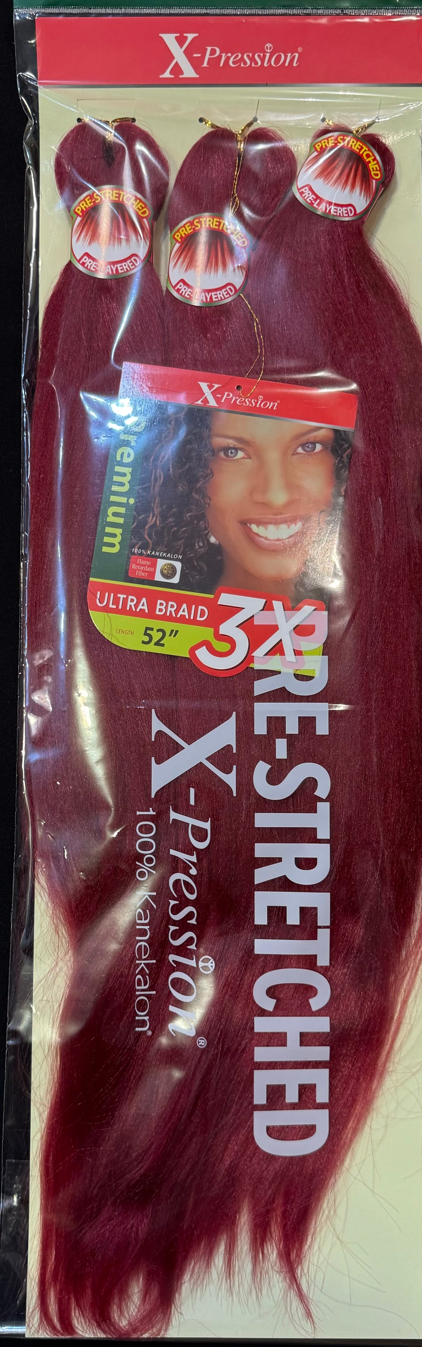 3 pk X- pression braiding hair