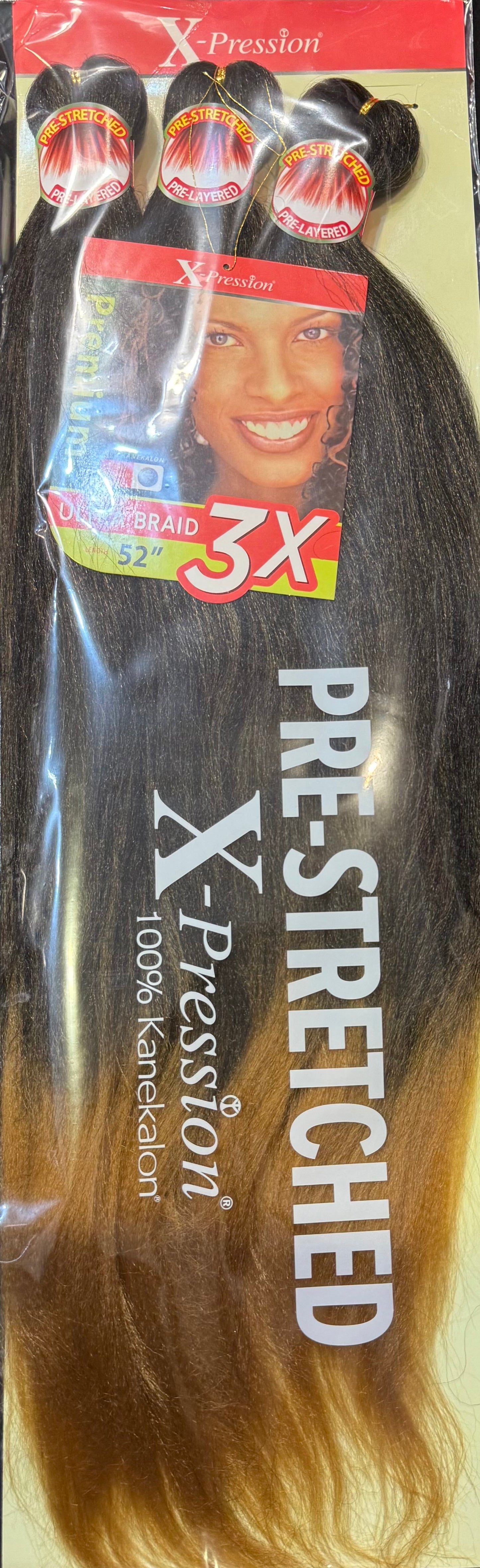 3 pk X- pression braiding hair