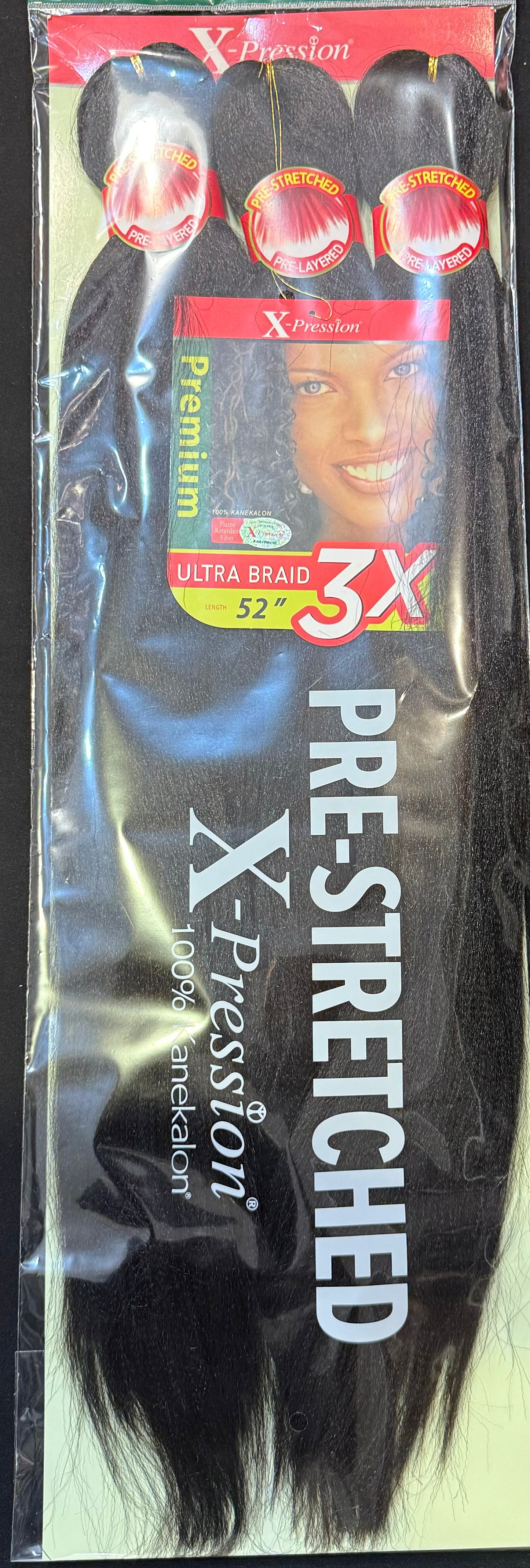 3 pk X- pression braiding hair