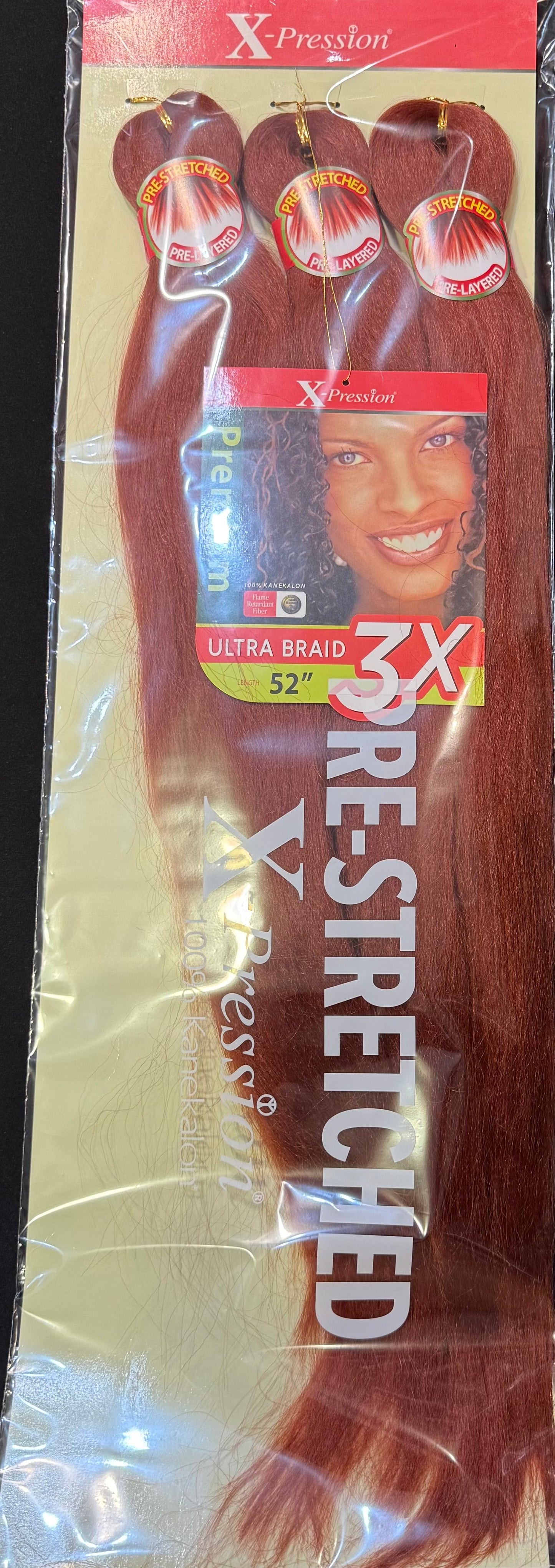 3 pk X- pression braiding hair
