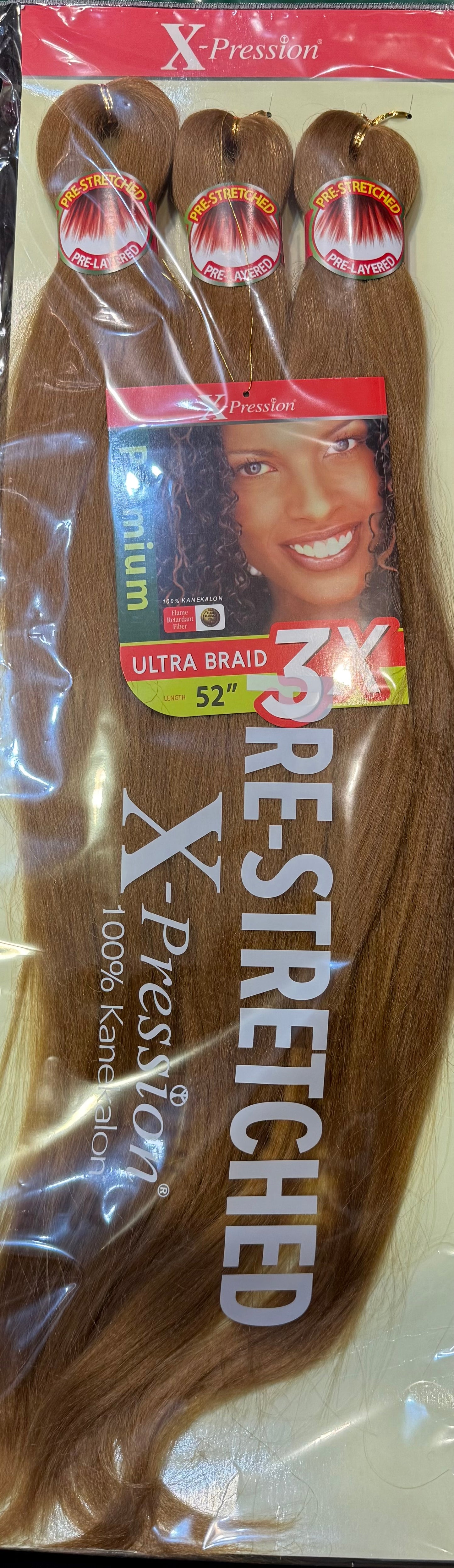 3 pk X- pression braiding hair