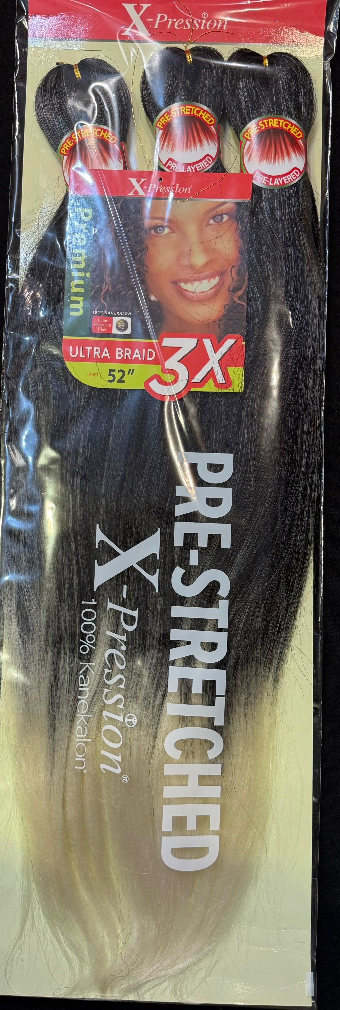 3 pk X- pression braiding hair