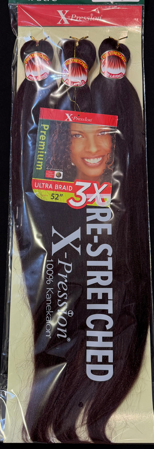 3 pk X- pression braiding hair