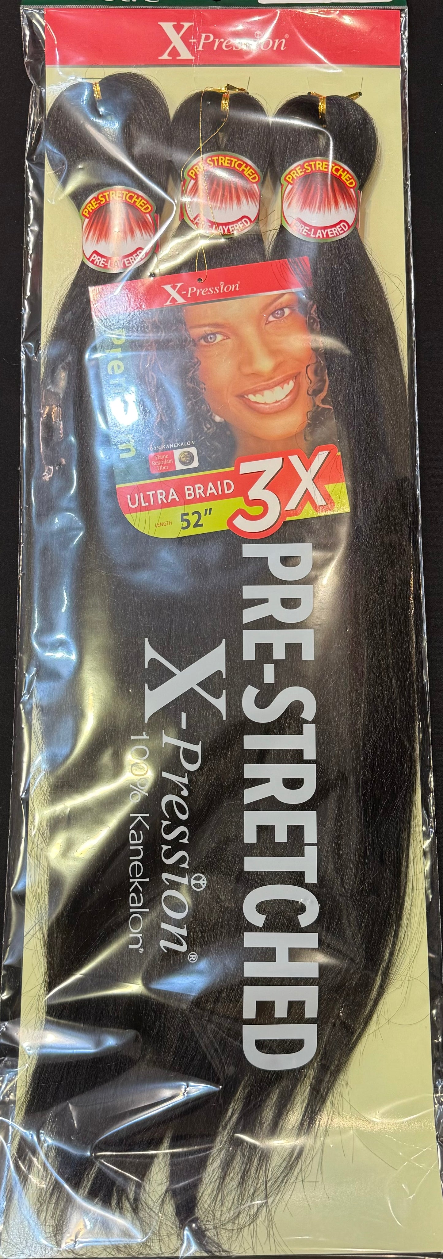3 pk X- pression braiding hair