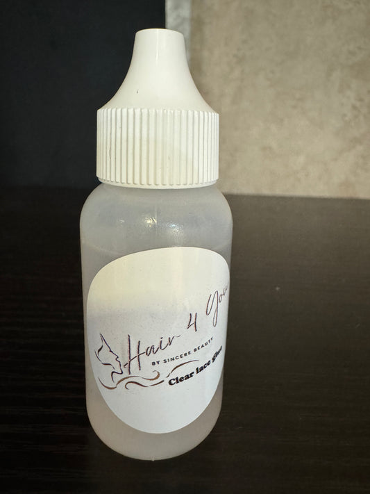 Clear lace glue