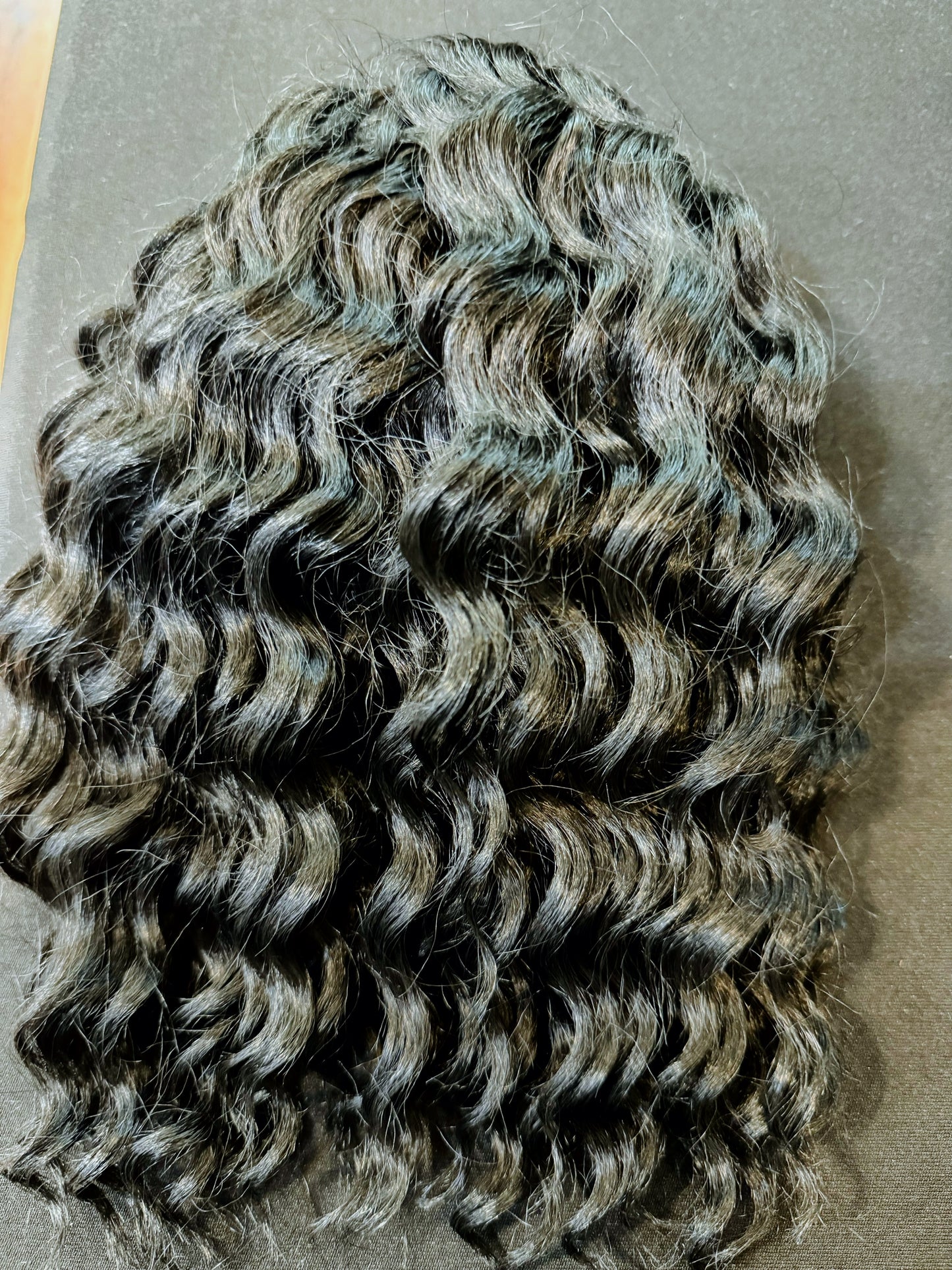 8” Deep Wave draw String ponytail