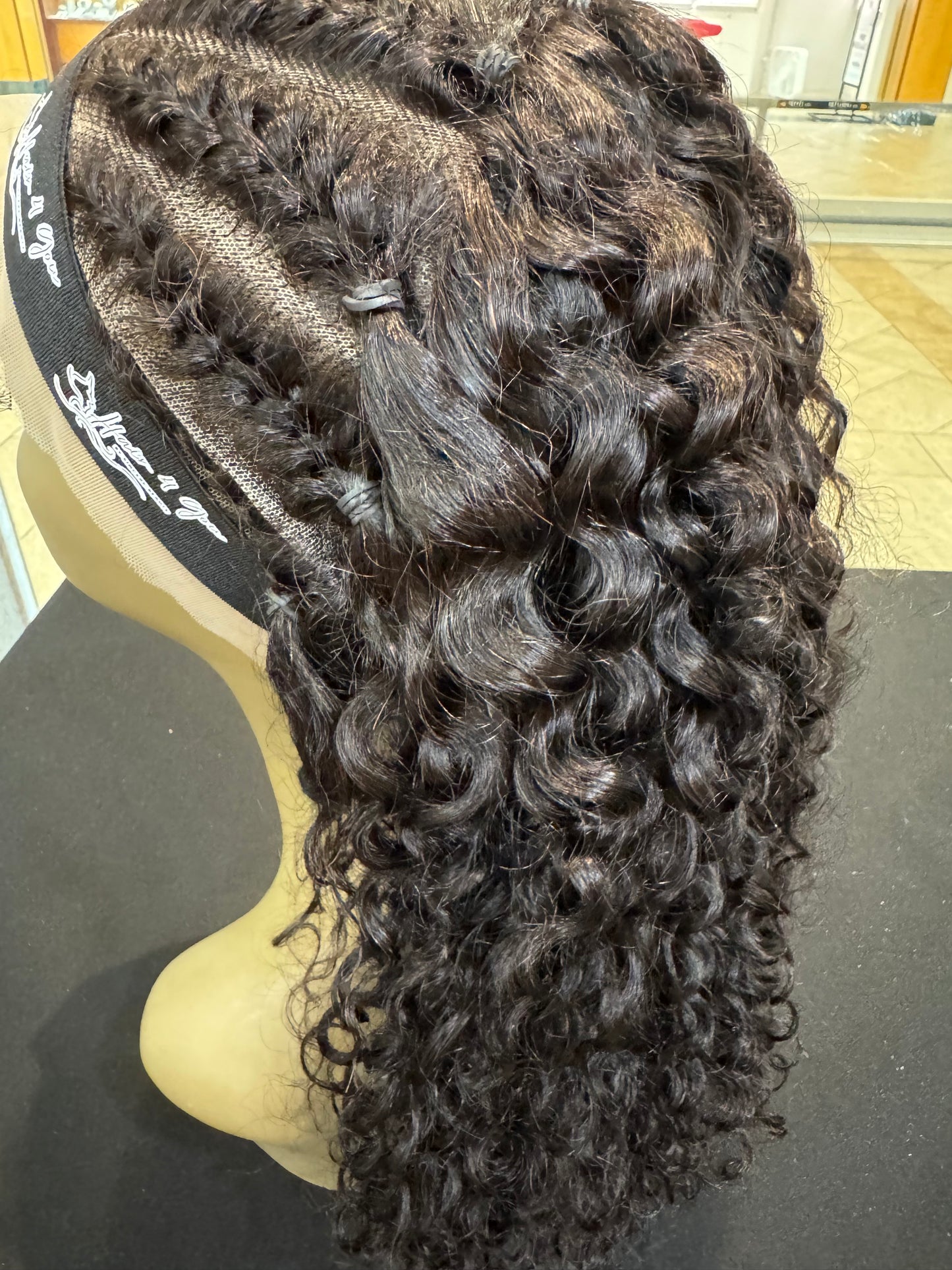 Luxe human hair braided wigs