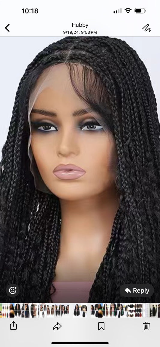 Luxe synthetic braided wig