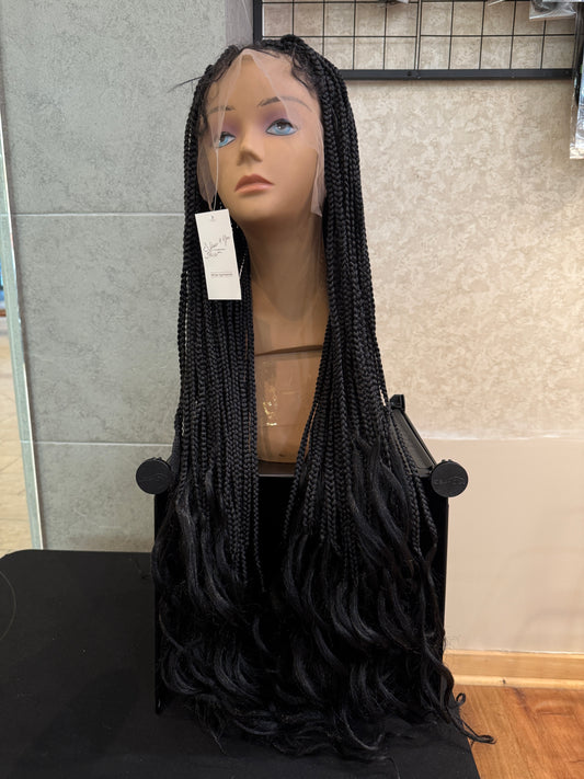 Luxe 34” Twisted Braided Wig  (Synthetic)