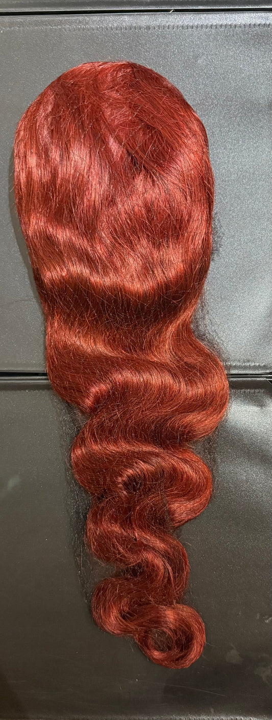 24” 5x5  Glueless Body Wave Wig ( Reddish Brown)
