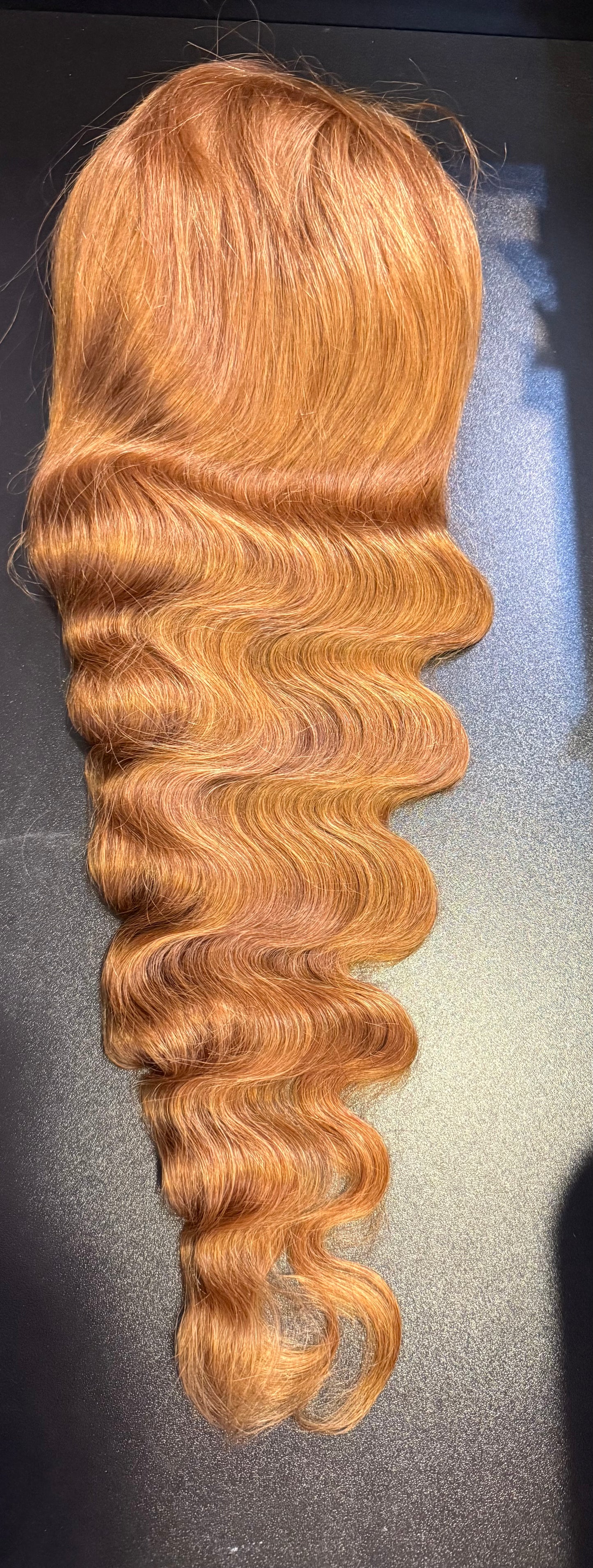 Luxe  28” 13x4 Light Brown Raw Human Hair Body Wave Wig