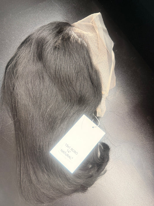 14' Bob wig 100%  Human .