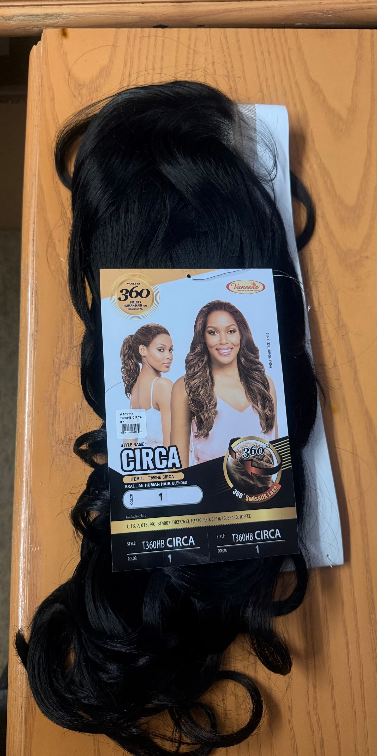 Circa Human 26" wig 360